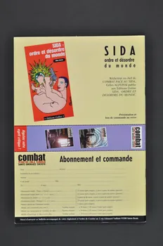 Combat face au Sida revue Madame, Monsieur le Président - Ils -elles interpellent les candidats France 2002/3 2002.111.39  Photo Mucem