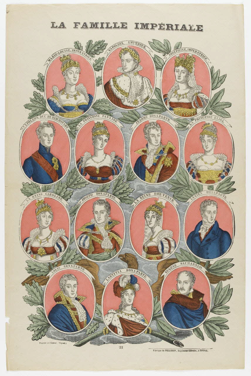 François Georgin ; Pellerin estampe LA FAMILLE IMPERIALE. Lorraine, France 1837 1950.21.515 Photo PHOTO RMN - THIERRY LE MAGE