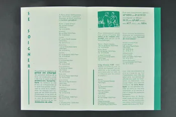 Bertrand Delanoë BROCHURE "SIDA: se soigner à Paris" Île-de-France, France 1994 2002.112.107.5 Photo Mucem