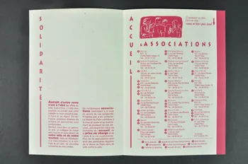 Bertrand Delanoë BROCHURE "Face au sida, vous n'êtes pas seul à Paris" Île-de-France, France 1994 2002.112.107.6 Photo Mucem