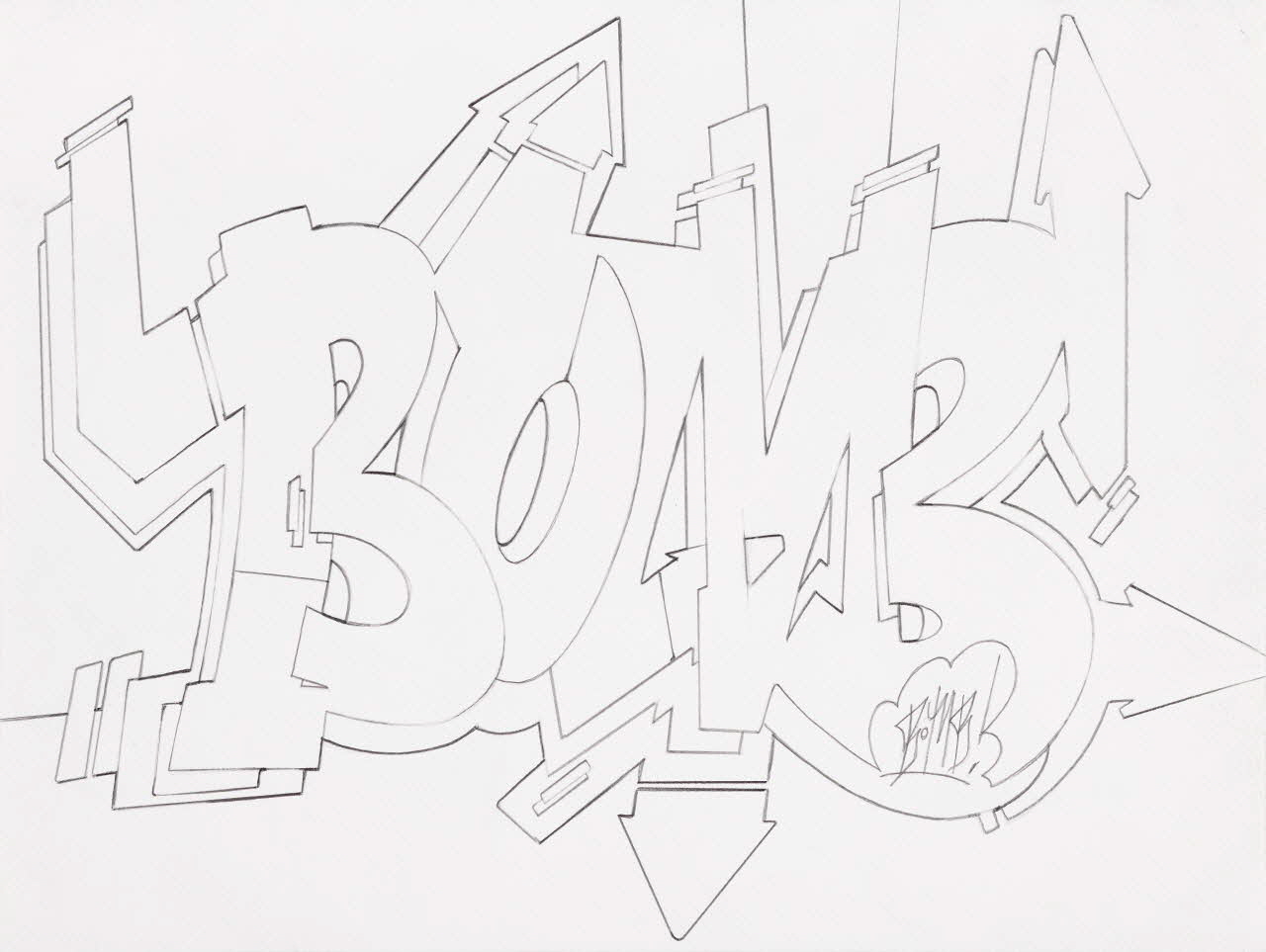 Lokiss dessin lle-de-France, France 2018 2020.8.1.10 Photo Mucem / Marianne Kuhn