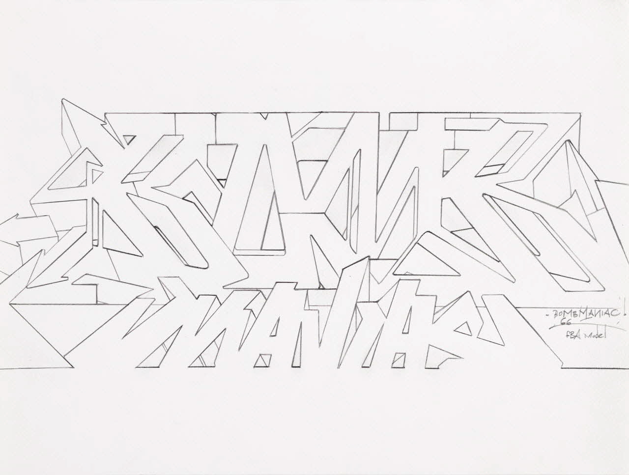 Lokiss dessin lle-de-France, France 2018 2020.8.1.15 Photo Mucem / Marianne Kuhn