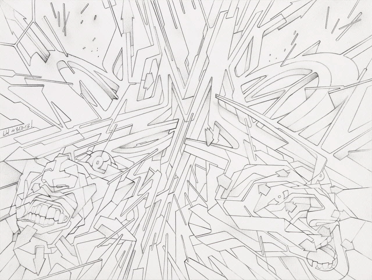 Lokiss dessin lle-de-France, France 2018 2020.8.1.25 Photo Mucem / Marianne Kuhn