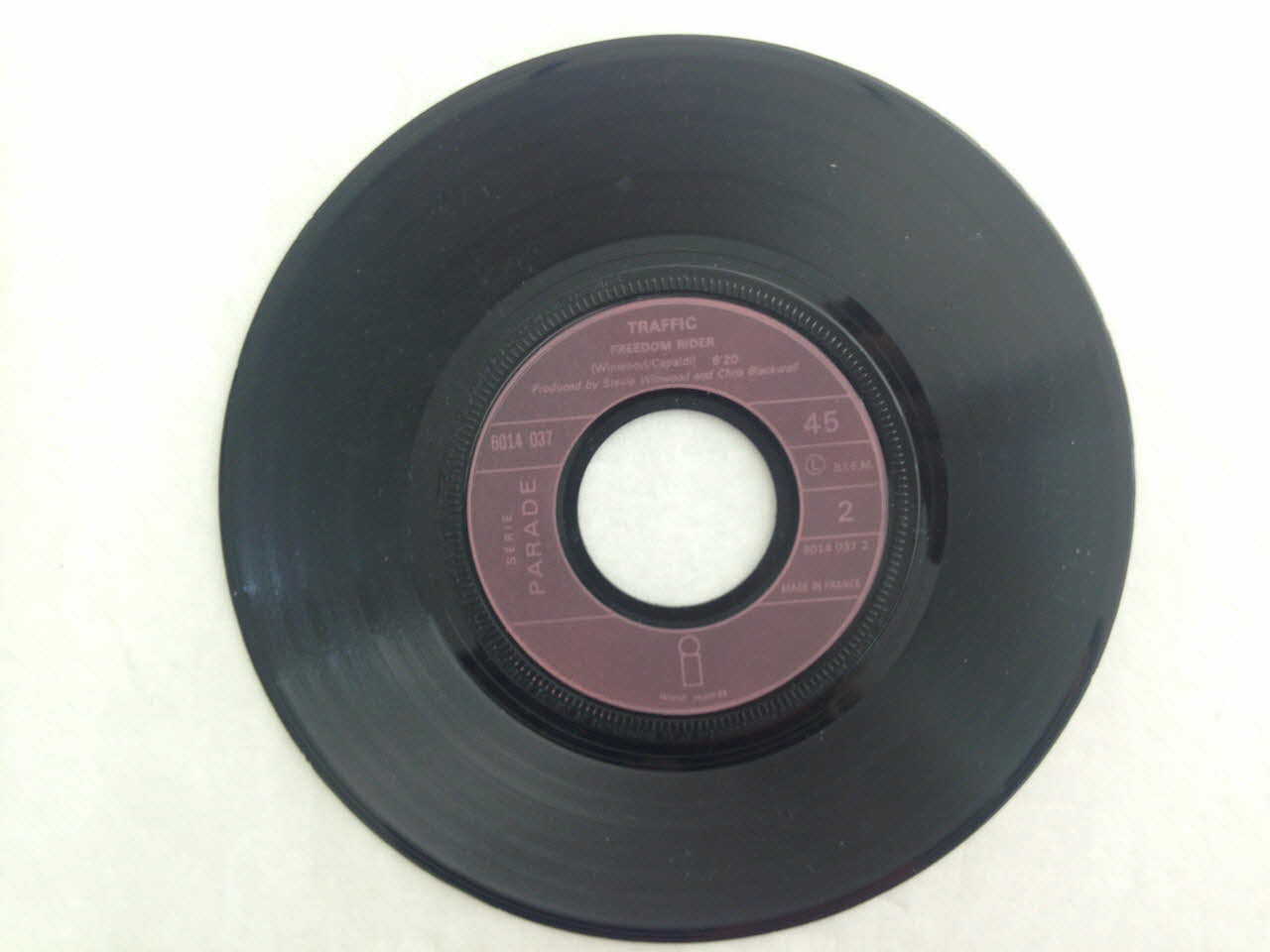 disque 45 tours Freedom rider 2001.69.16.3784 Photo Mucem