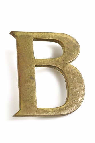 LETTRES D'ENSEIGNE 1970.103.70.2 Photo