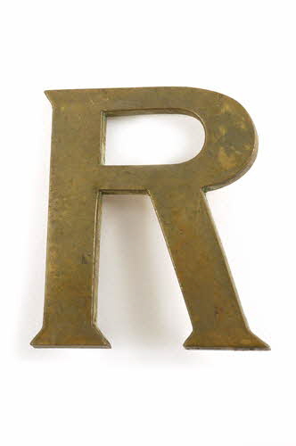 LETTRES D'ENSEIGNE 1970.103.71.4 Photo