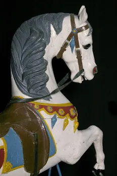 Gustave Bayol sujet de manège Cheval cabré de rang extérieur Pays de la Loire, France 1895-1909 1991.2.2.1-6 Photo