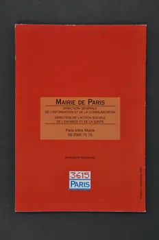 Bertrand Delanoë BROCHURE "Sida solidarité et soin" (2000) France 2000 2002.112.36  Photo Mucem