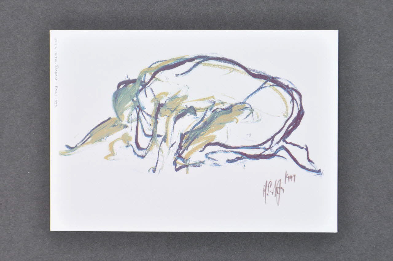 Sida Info Service - Ligne Azur carte postale "J'ai une espèce de bouton sur le gland..." / " ...Les MST se transmettent très facilement et, en plus, elles aggravent les effets du VIH" France 1999 2002.112.67 Photo Mucem