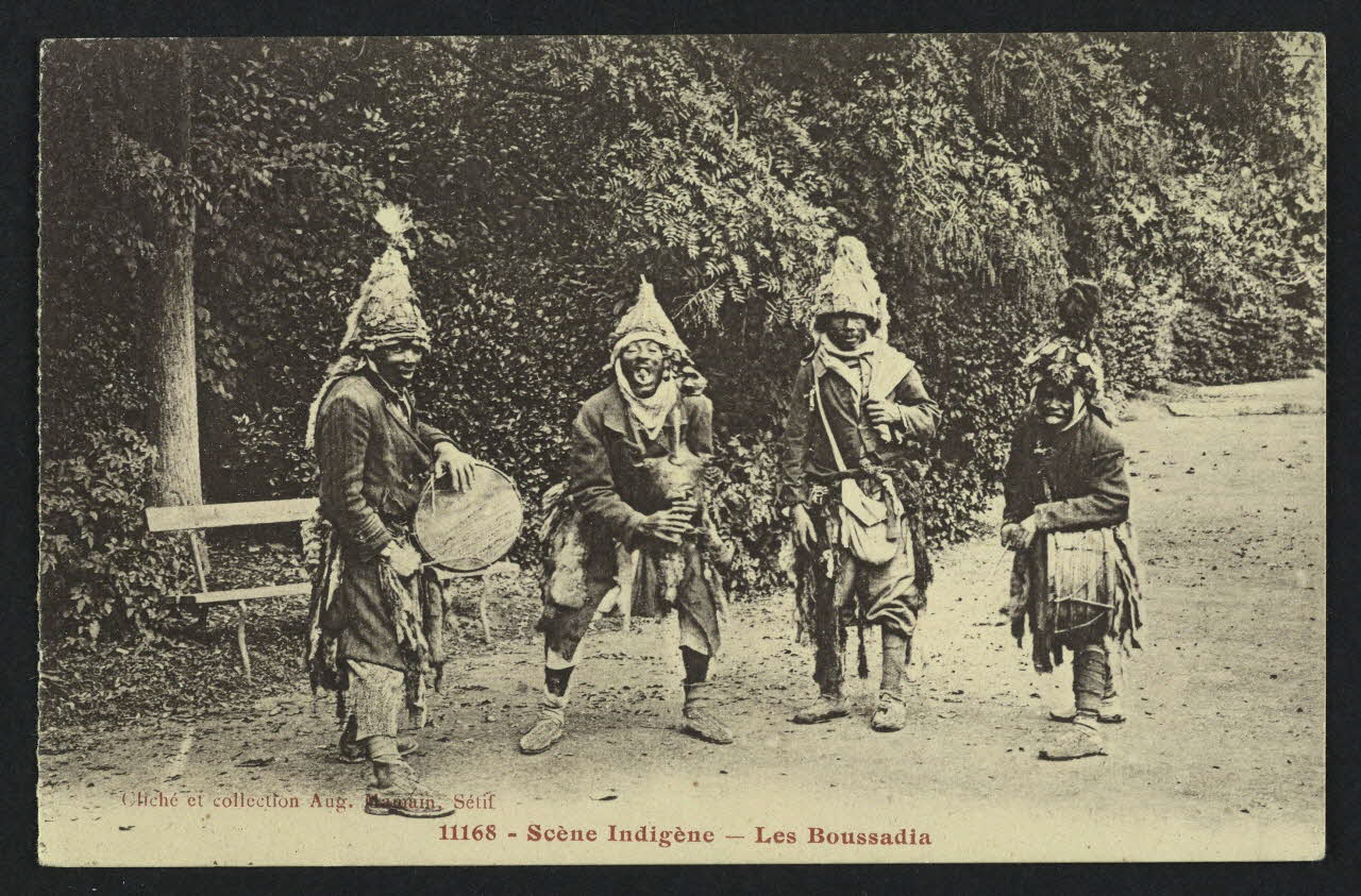 SETIF AOGOS.MAMIM carte postale Scène Indigène - Les Boussadia 1929 4P215 Photo