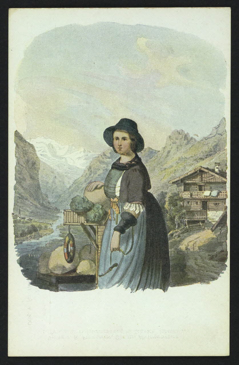 carte postale ORIGINAL DE JOS. A. KAPELLER : MADCHE AUS TUX 4P230 Photo