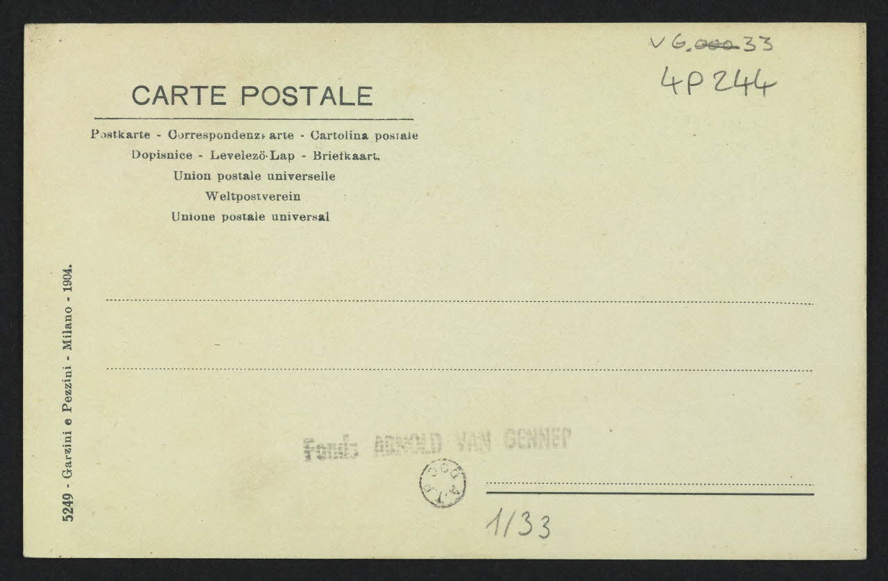 GARZINI E PEZZINI carte postale ORIGINAL DE RITRATTO DI DONNA DI PIER 1904 4P244 Photo