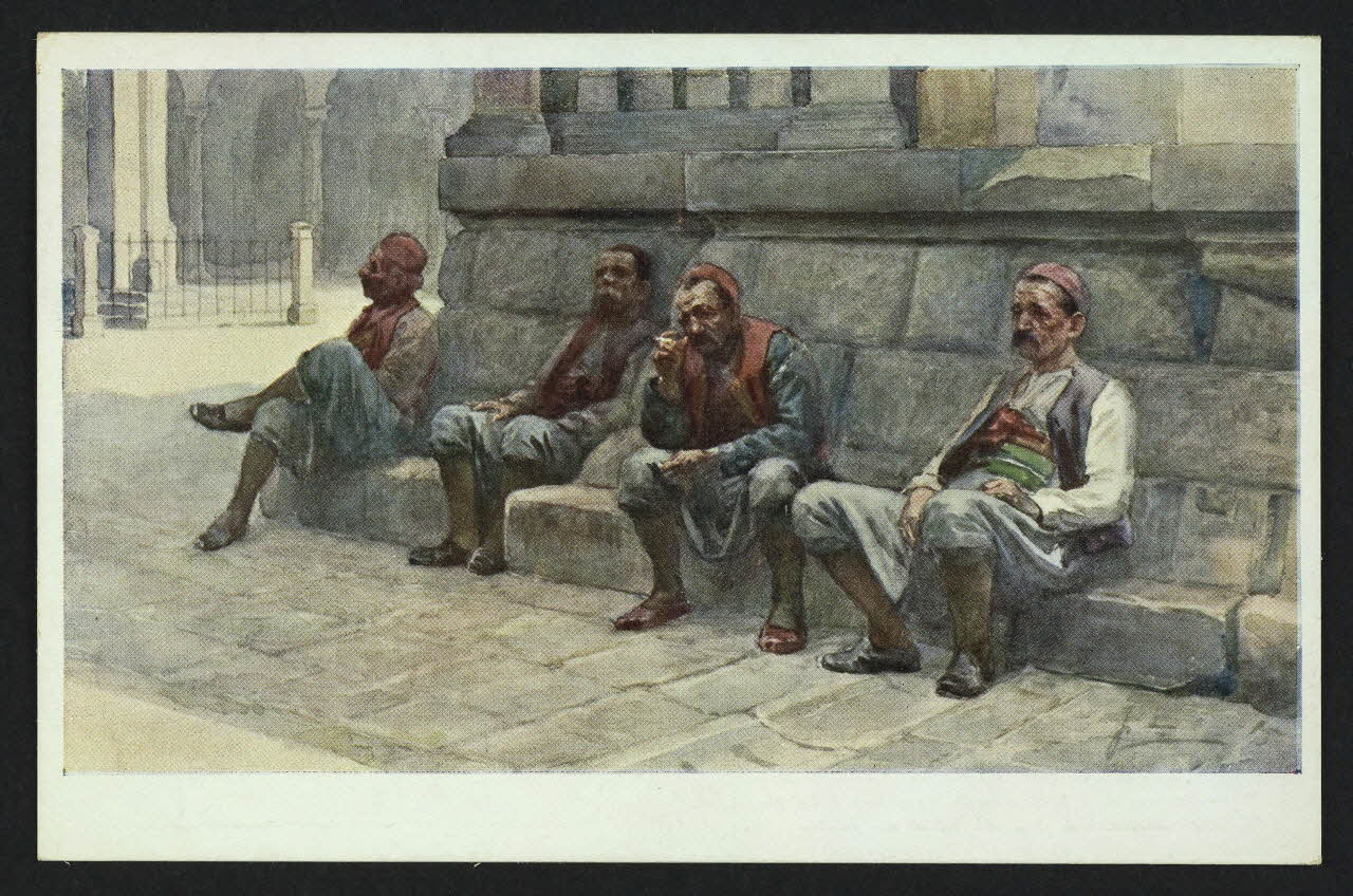 carte postale ORIGINAL DE J. LALICH, TYPE DES ENVIRONS DE RAGUSE 4P253 Photo