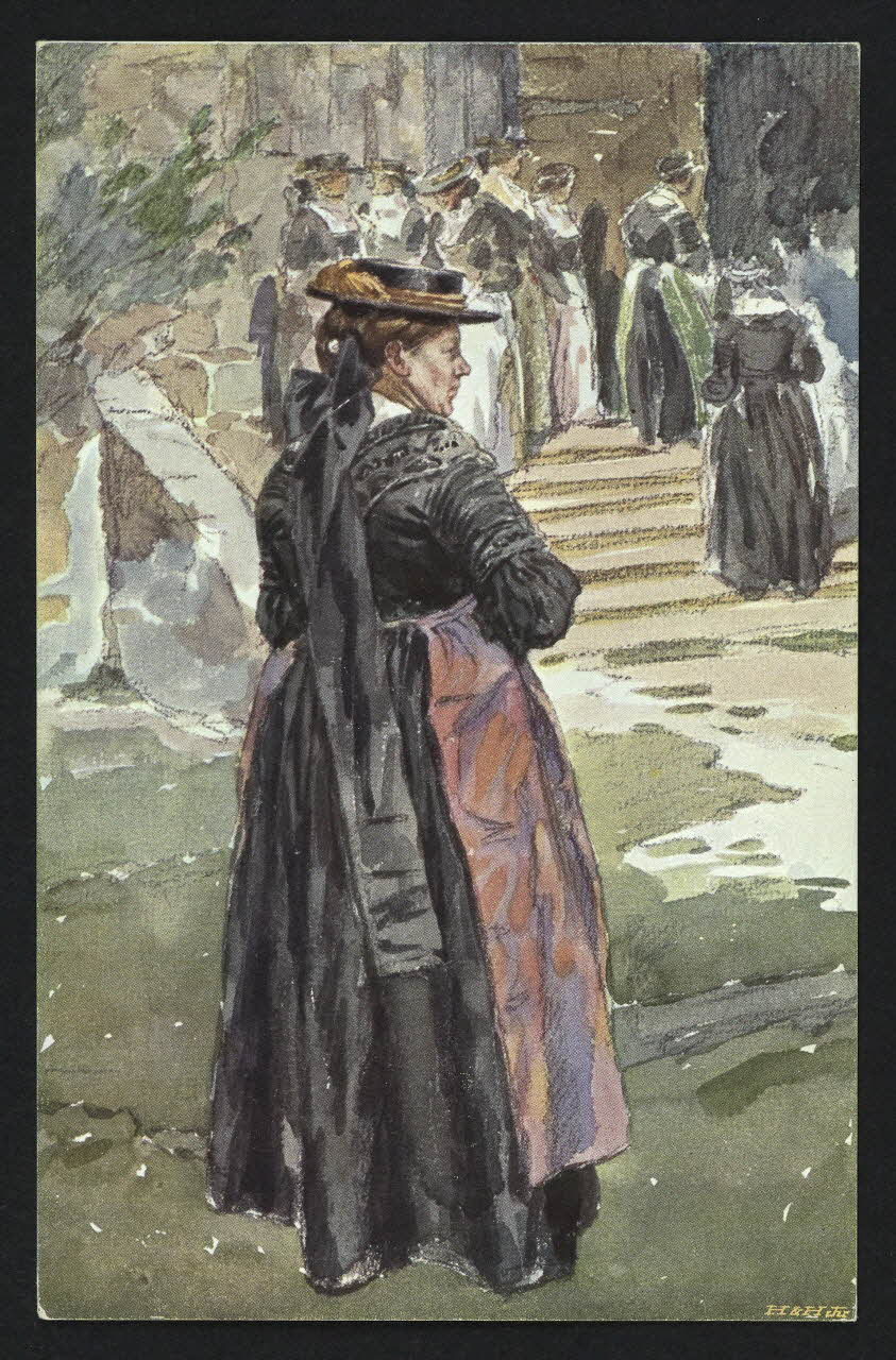 carte postale ORIGINAL DE A. KASPAR, GASTEIN-PONGAUER TRACHTEN 4P257 Photo