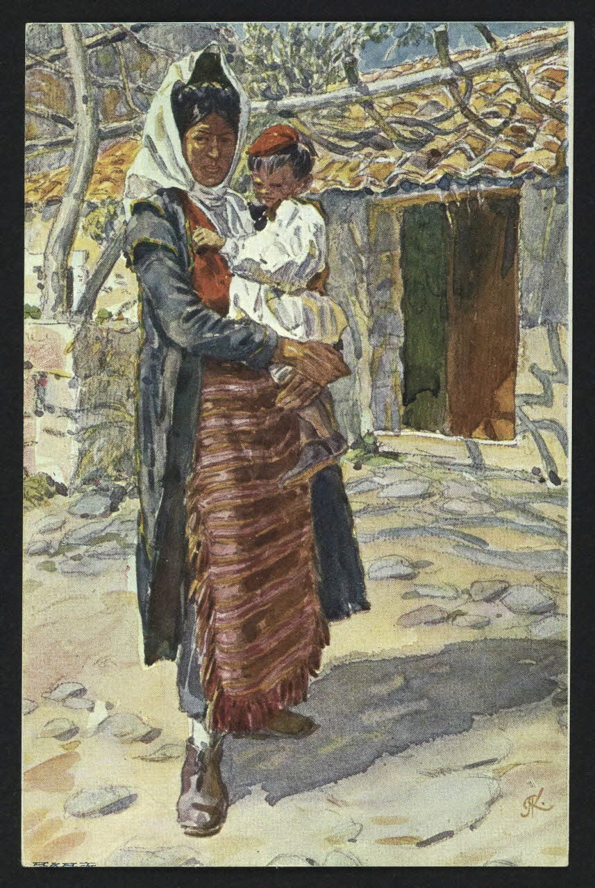 carte postale ORIGINAL DE A. KASPAR, UNGEBUNG VON SPALATO 4P266 Photo