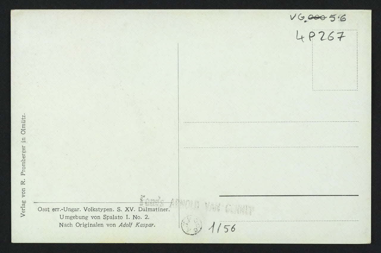 carte postale ORIGINAL DE A. KASPAR, UNGEBUNG VON SPALATO 4P267 Photo