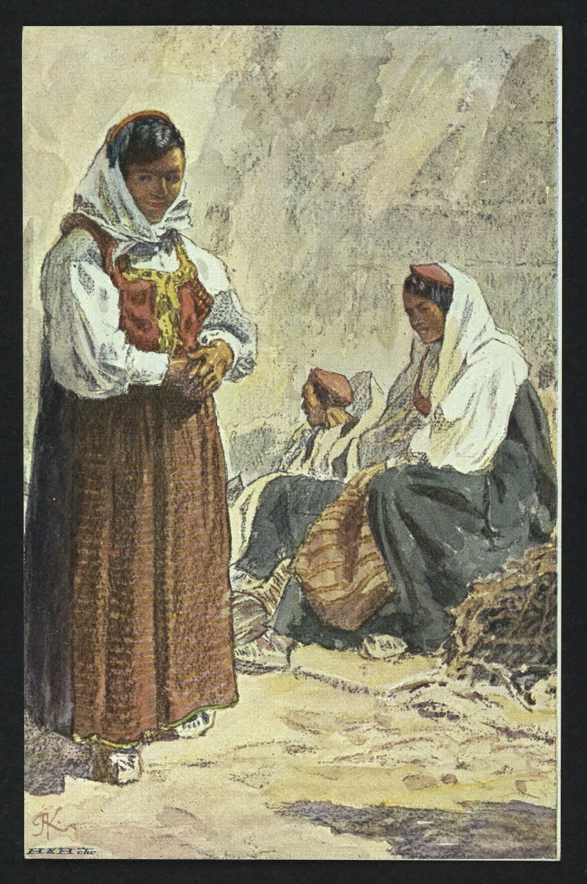 carte postale ORIGINAL DE A. KASPAR, UNGEBUNG VON SPALATO 4P268 Photo