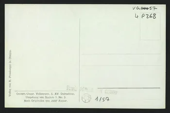 carte postale ORIGINAL DE A. KASPAR, UNGEBUNG VON SPALATO 4P268 Photo