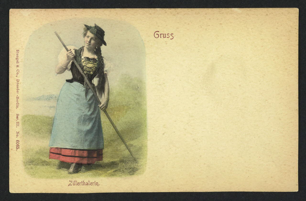 carte postale ZILLERTHALERIN 4P299 Photo