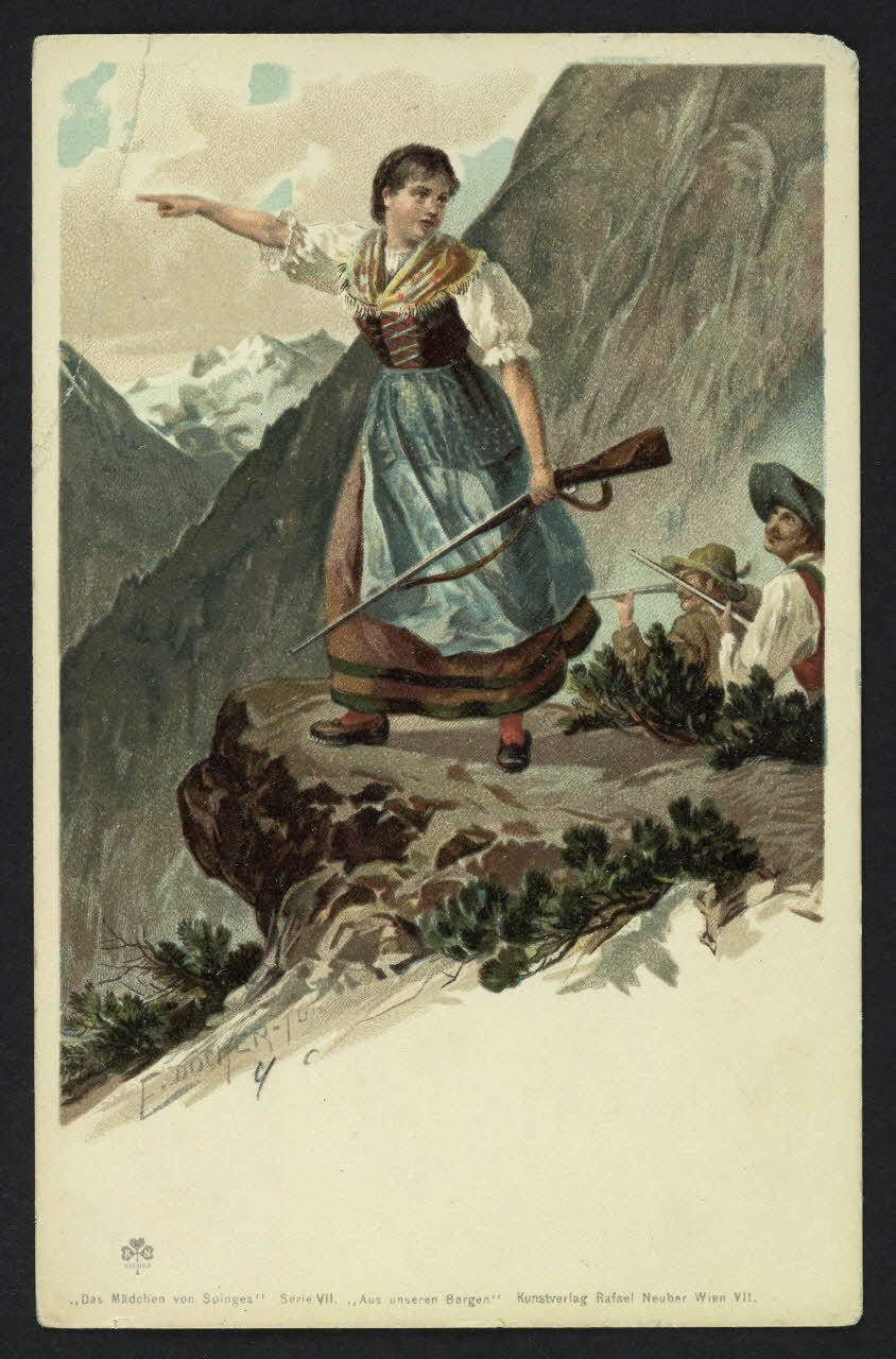 carte postale DAS MADCHEN VON SPINGES 4P353 Photo