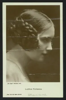 carte postale LUBKA KOLESSA (1902-1997) 4P360  Photo
