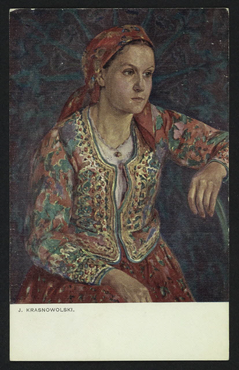carte postale ORIGINAL DE KRASNOWOLSKI 4P374 Photo