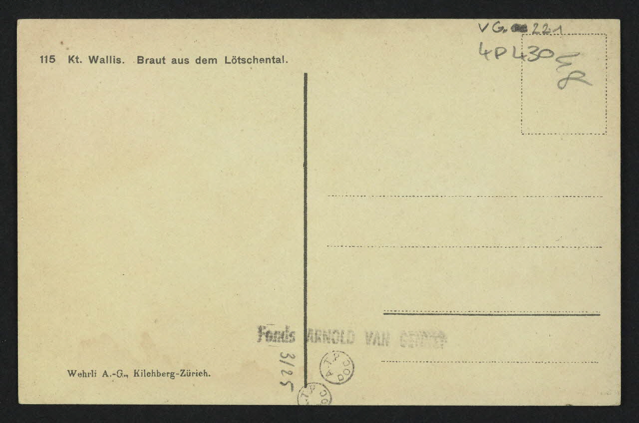 carte postale CANTON DE VALAIS. PAYSANNE DU VAL D'EVOLENE 4P430 Photo