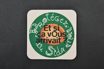 sous-bock Et si ça vous arrivait? 2002.112.83 Photo Mucem
