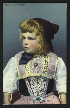 carte postale APPENZELLER MEITELI 4P446 Photo