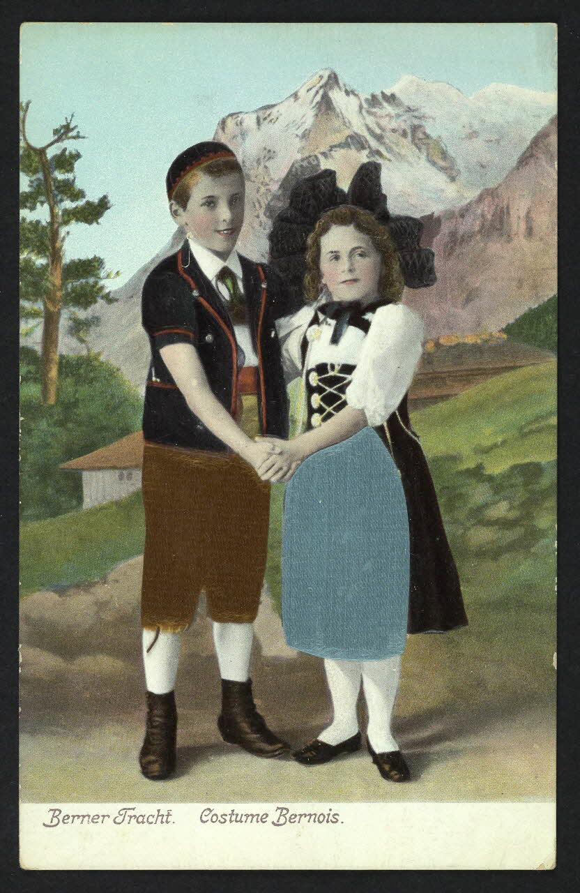 carte postale COSTUME BERNOIS 4P500 Photo