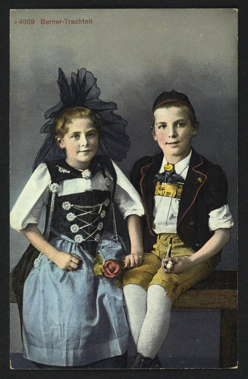 carte postale COSTUMES BERNOIS 4P501 Photo