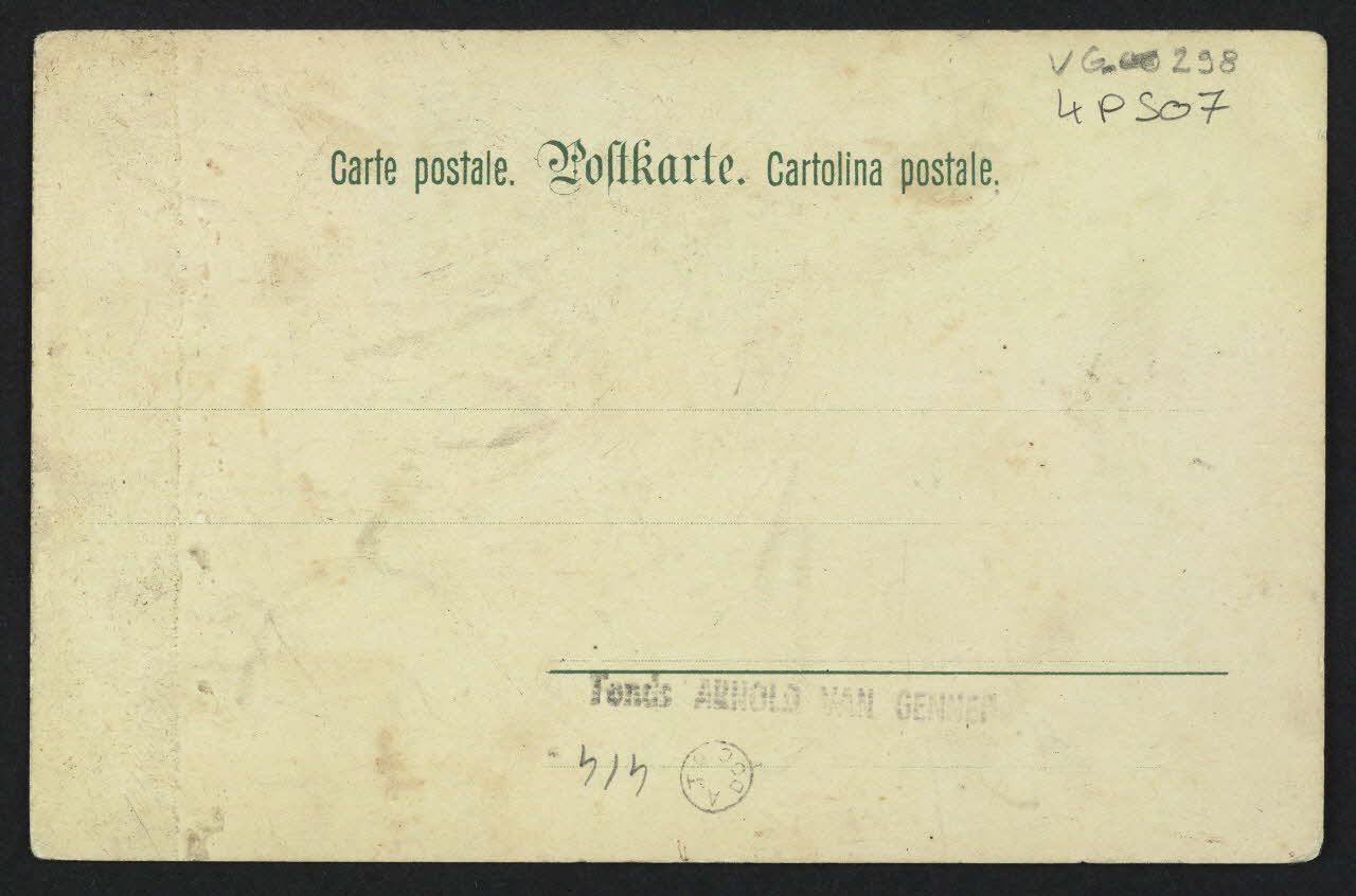carte postale ORIGINAL DE E. DOCKER JUN. 4P507 Photo