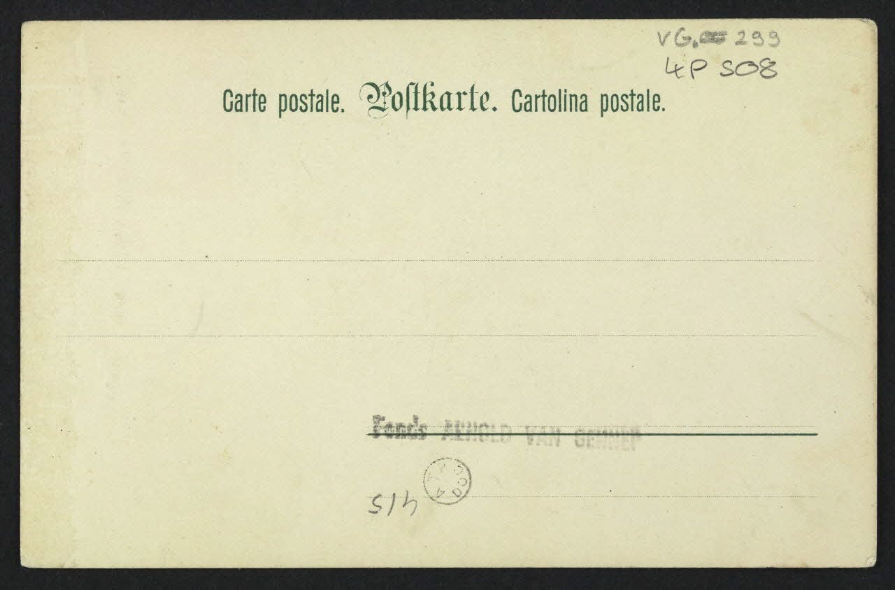 carte postale ORIGINAL DE E. DOCKER JUN. 4P508 Photo