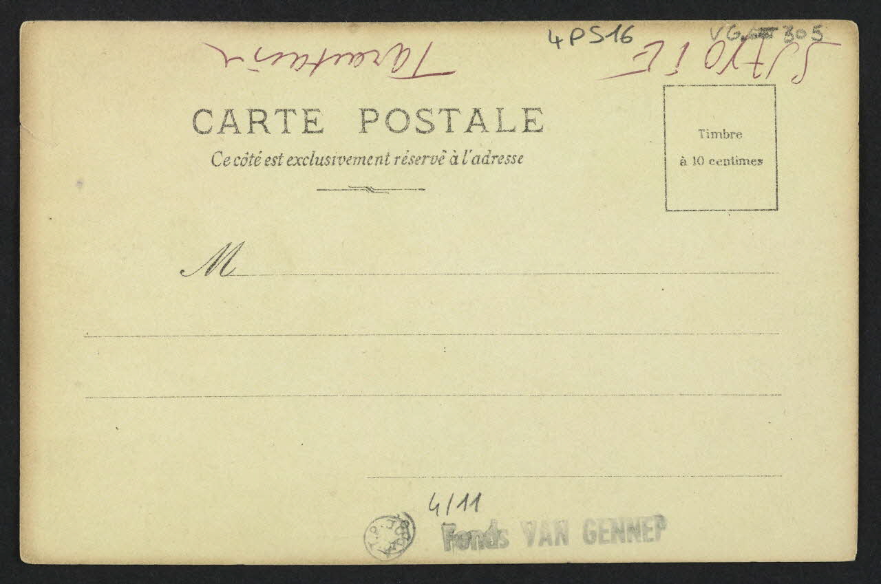 carte postale ORIGINAL DE COPPIER, LES VIEILLES, PEISEY, 1900 4P516 Photo