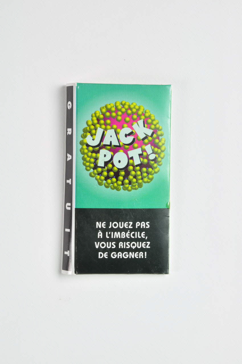 Bertrand Delanoë Etui de préservatif "Jack Pot" Île-de-France, France 2000 2002.112.85 Photo Mucem