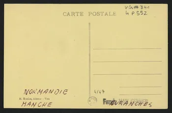 carte postale SIGNE J. B. , COIFFE DES ENVIRONS D'AVRANCHES 4P552 Photo