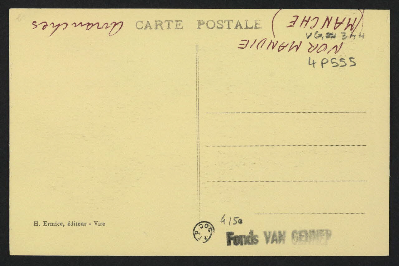 carte postale SIGNE J. B. , LA COIFFE DITE LE PAPILLON D'AVRANCHES 4P555 Photo