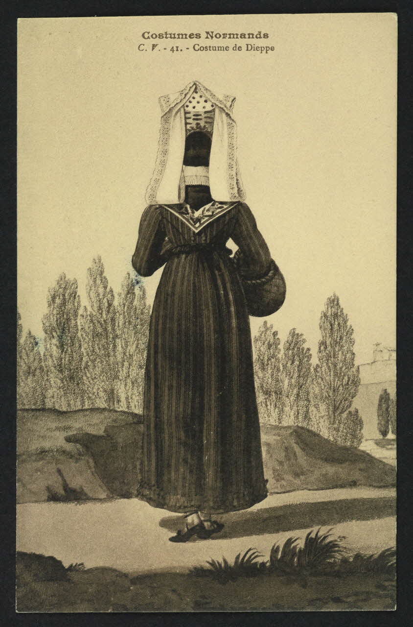 carte postale COSTUME DE DIEPPE 4P559 Photo