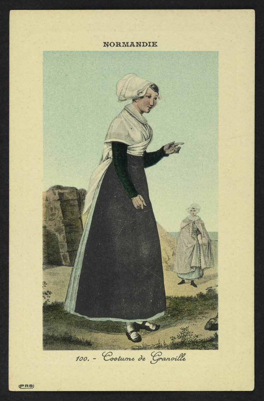 carte postale COSTUME DE GRANVILLE 4P563 Photo