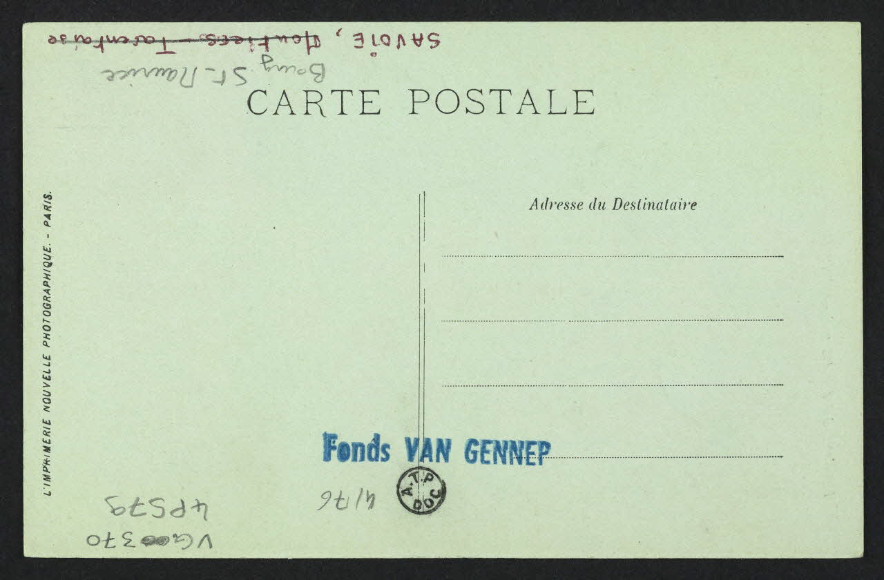 carte postale BOURG SAINT-MAURICE, SORTIE DES OFFICES 4P579 Photo
