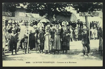 carte postale LA SAVOIE TOURISTIQUE, COSTUME DE LA MAURIENNE 4P593  Photo