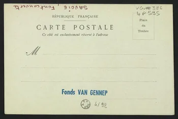 carte postale COSTUME DE FONTCOUVERTE (SAVOIE) 4P595 Photo