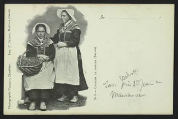 carte postale COSTUME DE JARRIER (SAVOIE) 4P596 Photo