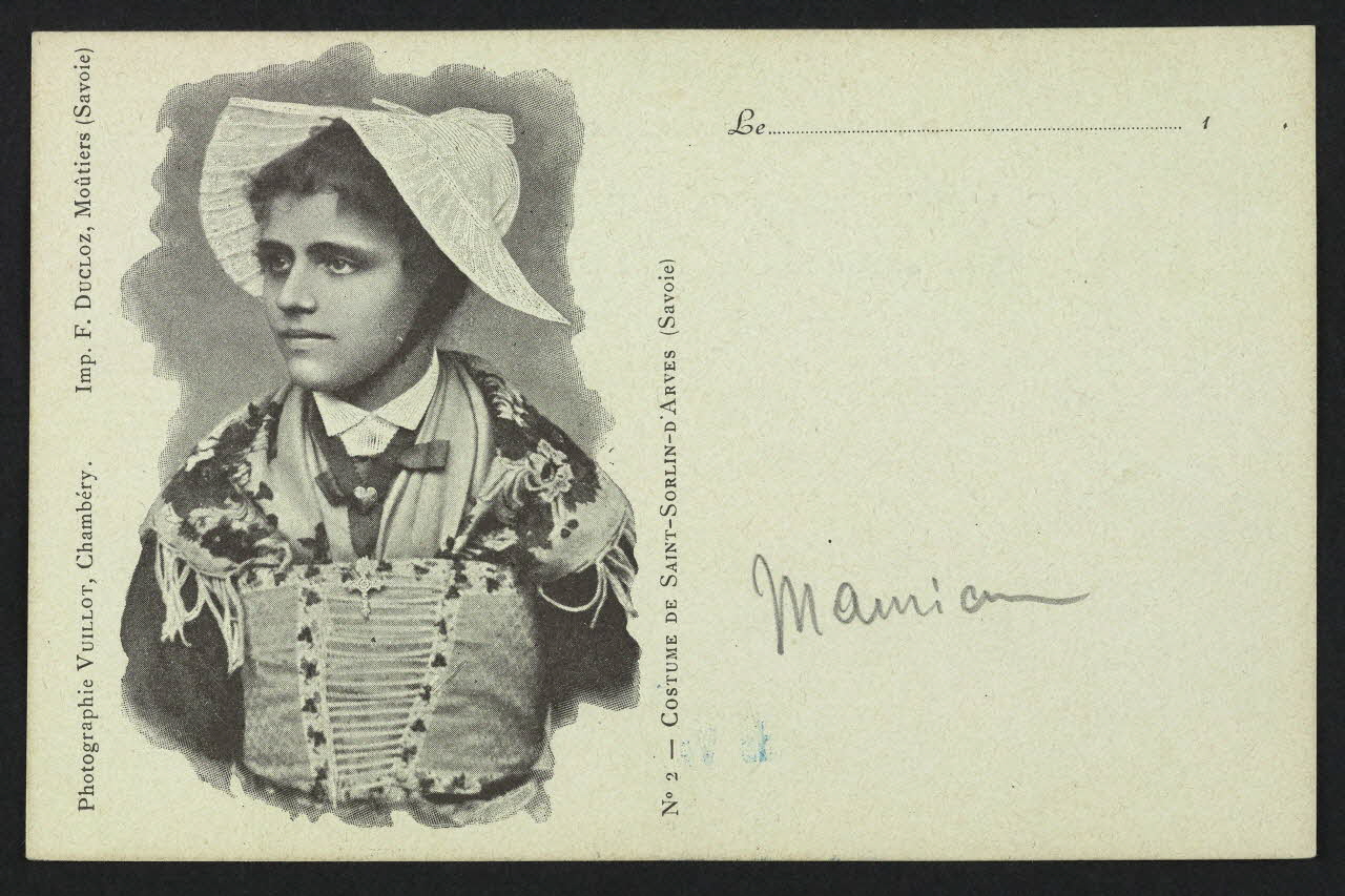 carte postale COSTUME DE SAINT-SORLIN-D'ARVES (SAVOIE) 4P597  Photo