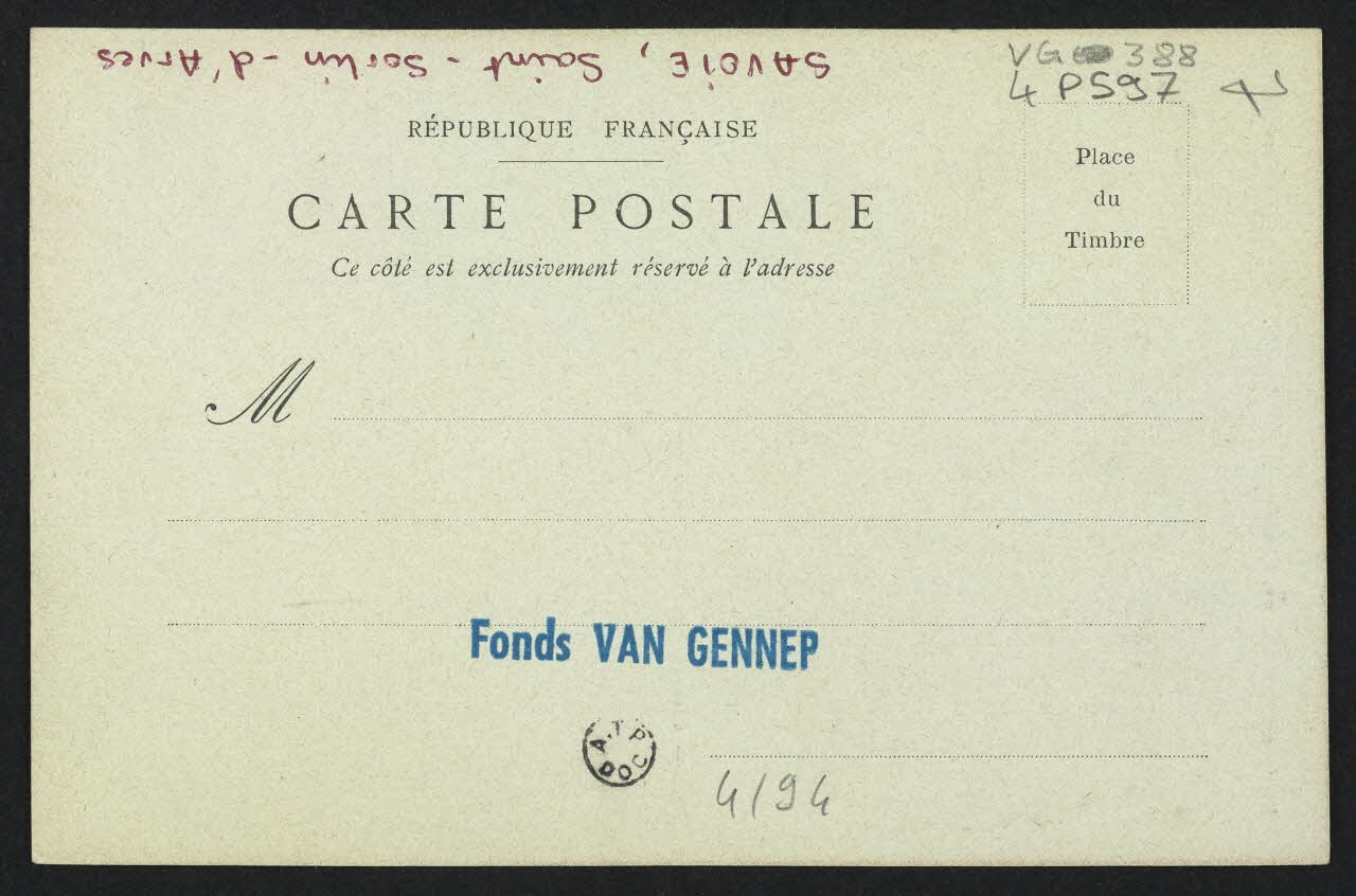 carte postale COSTUME DE SAINT-SORLIN-D'ARVES (SAVOIE) 4P597  Photo