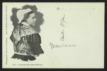carte postale COSTUME DES ARVES (SAVOIE) 4P599 Photo