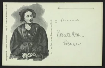 carte postale COSTUME DE LANSLEBOURG (SAVOIE) 4P600 Photo