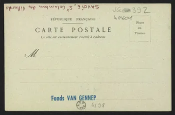 carte postale COSTUME DE SAINT COLOMBAN-DES-VILLARS (SAVOIE) 4P601 Photo