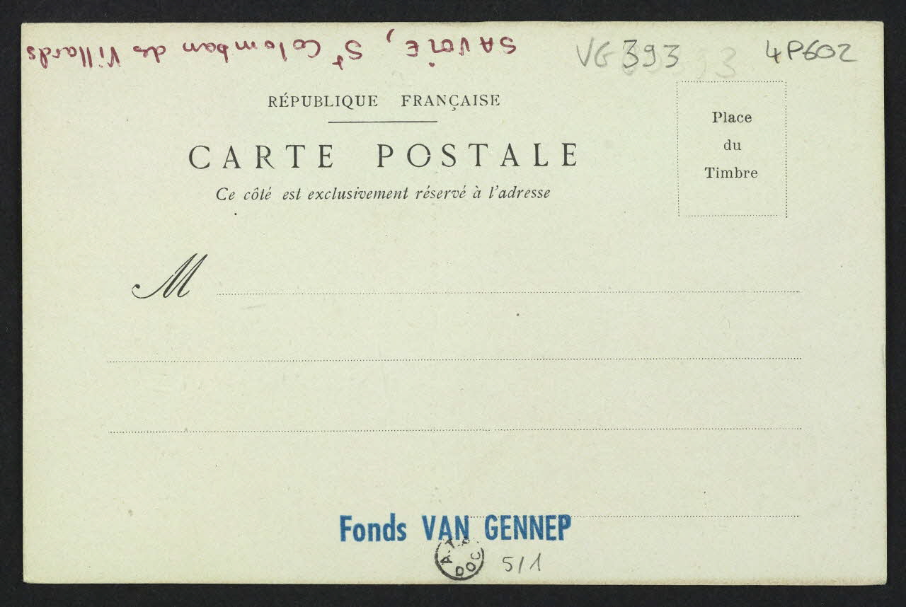 carte postale COSTUME DE SAINT COLOMBAN-DES-VILLARS (SAVOIE) 4P602 Photo