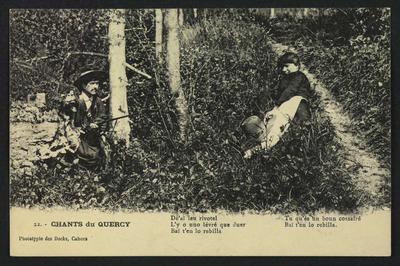 carte postale CHANTS DU QUERCY 4P617 Photo